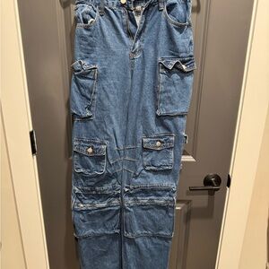 Fashion Nova Blue Relaxed Jeans